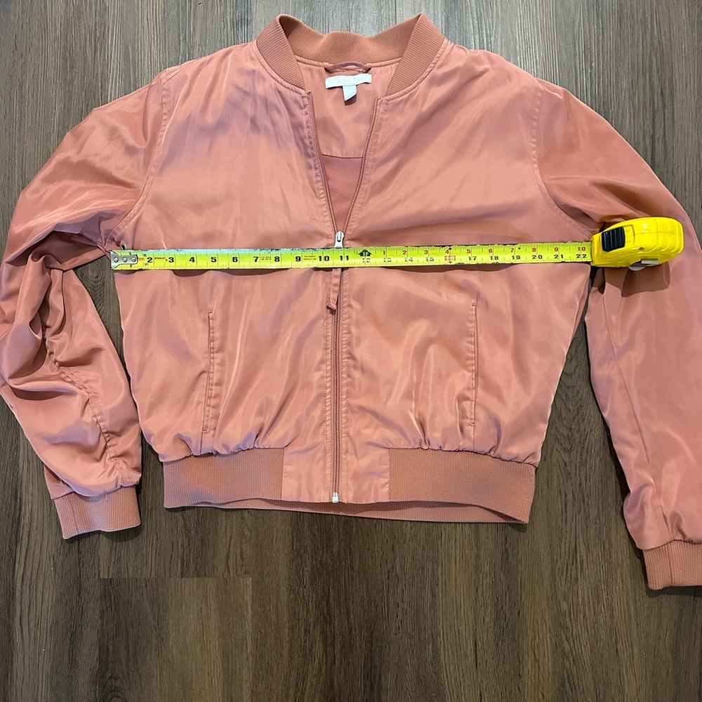 Zella Women's Pink Bomber Jacket sz L like new